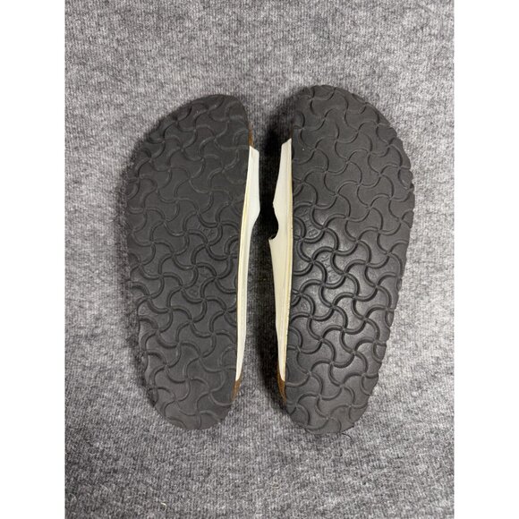 Birkenstock Womens Arizona White Birko Flor Slides Sandals Size 39 US 8 Reg. - Picture 5 of 10